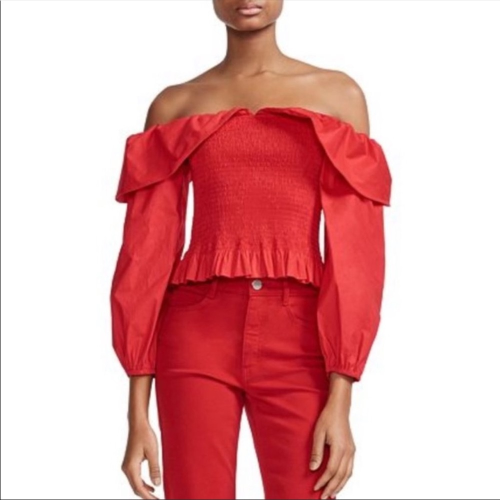 Maje red top